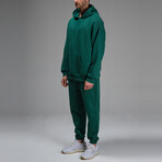 Connor Hoodie Track Suit Set // Green (L)