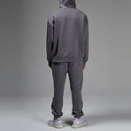 Connor Hoodie Track Suit Set // Dark Gray (S)