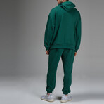 Connor Hoodie Track Suit Set // Green (L)