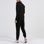Kre Quarter Zip Track Suit Set // Black (S)