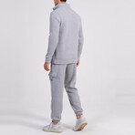 Ala Quarter Zip + Cargo Joggers Track Suit Set // Gray (L)