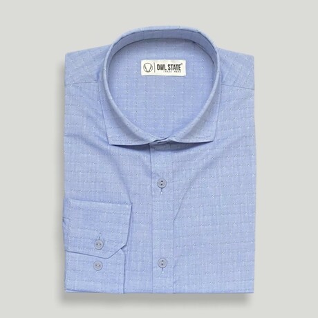 Sean Slim Fit Shirt // Blue (Small)