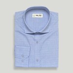 Sean Slim Fit Shirt // Blue (Small)
