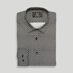 Turin Slim Fit Shirt // Black (Small)