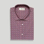Lille Slim Fit Shirt // Claret Red (Small)