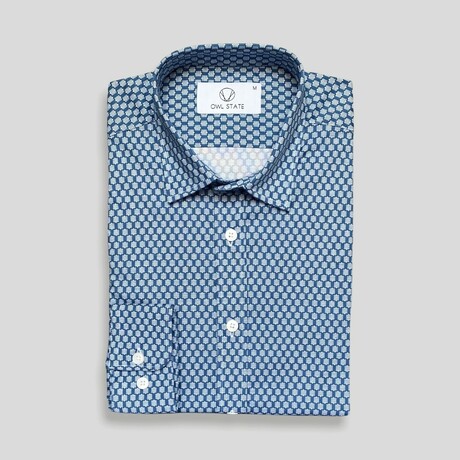 Verona Slim Fit Shirt // Blue (Small)