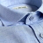 Sean Slim Fit Shirt // Blue (Small)