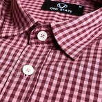 Pilos Slim Fit Shirt // Claret Red (Small)