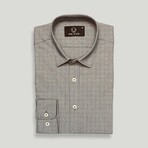 Siena Slim Fit Shirt // Brown (Small)
