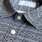 Palermo Slim Fit Shirt // Navy (Small)