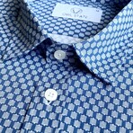 Verona Slim Fit Shirt // Blue (Small)