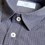 Kavala Slim Fit Shirt // Navy (Small)