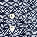 Palermo Slim Fit Shirt // Navy (Small)
