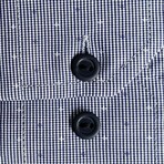 Nick Slim Fit Shirt // Navy (Small)