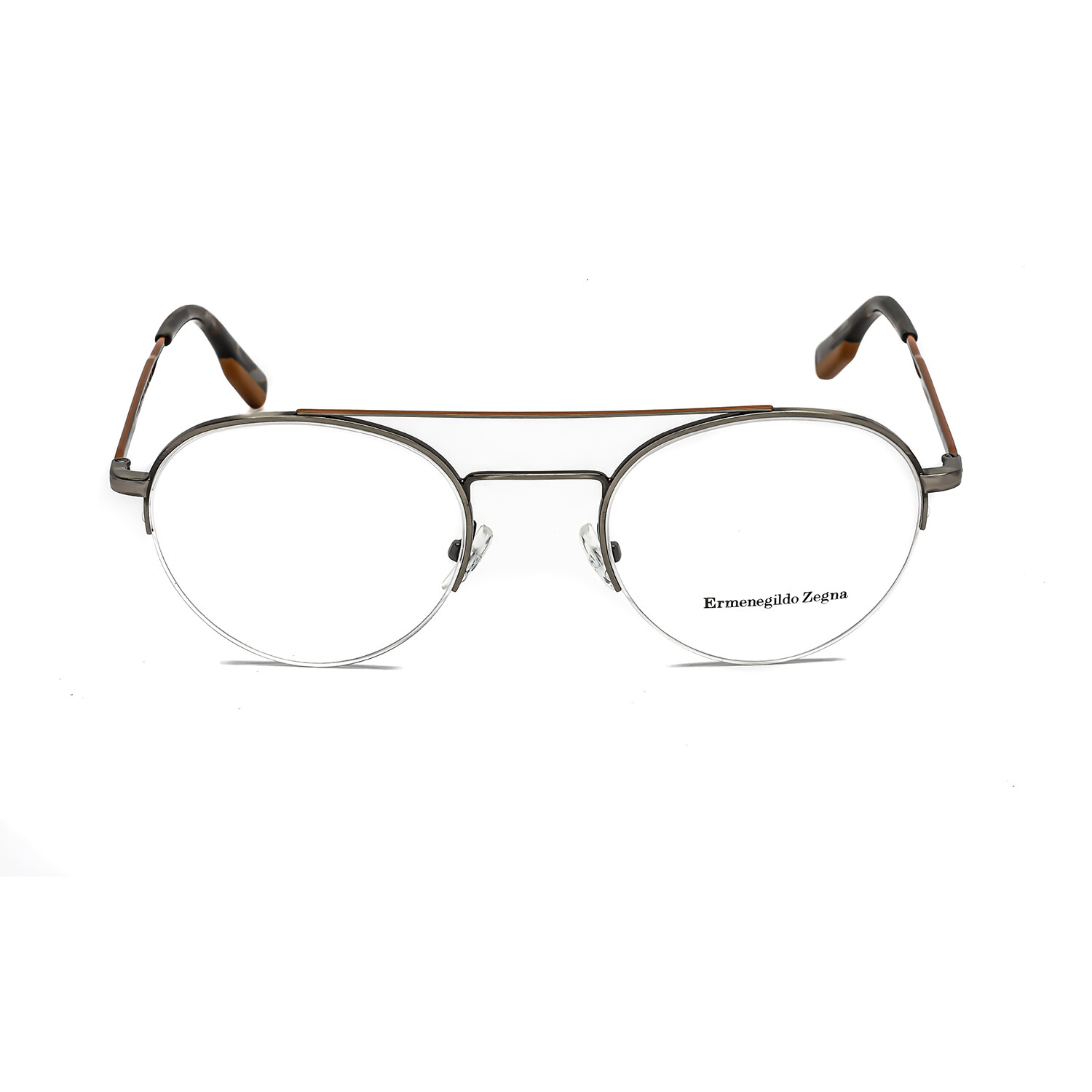 Men's Optical Frames // Antique Gunmetal Ermenegildo Zegna Touch of