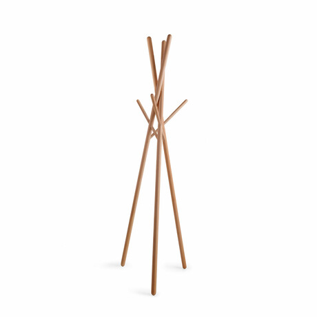Wood Coat Rack (Beech)