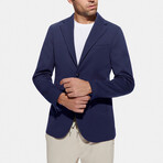 Lightweight Jersey Blazer // Medium Blue (XS)