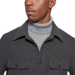 Spektrum Shirt Jacket // Charcoal (2XL)