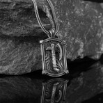 925 Sterling Silver Viking Axe Necklace
