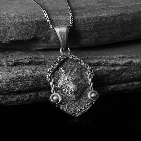 925 Sterling Silver Dog Necklace V3