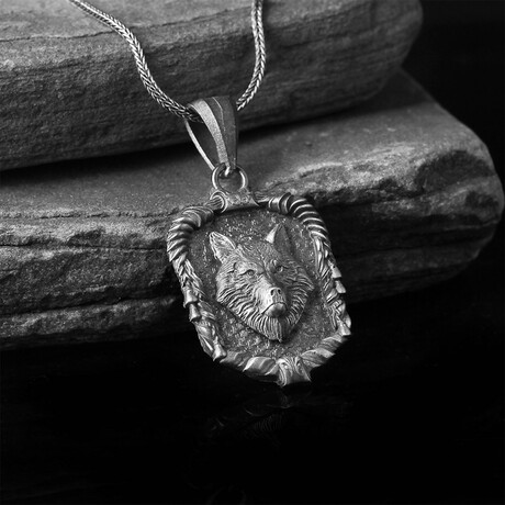 925 Sterling Silver Dog Necklace V2