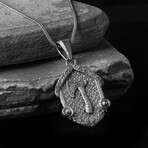 925 Sterling Silver Axe Necklace V2