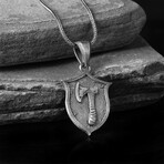 925 Sterling Silver Axe Necklace V1