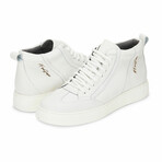 18'S High Top  Leather // White (US: 12)