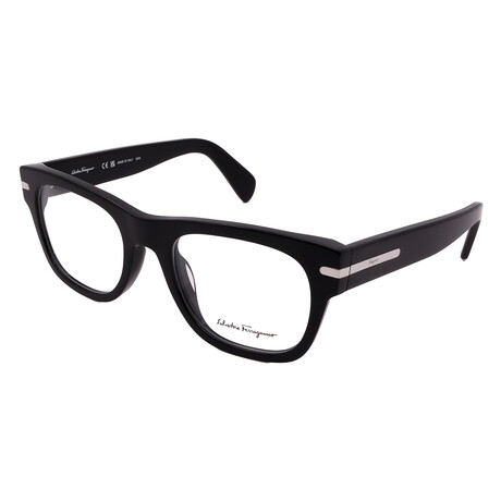 Salvatore Ferragamo // Men's SF2896 001 Square Optical Frames // Black