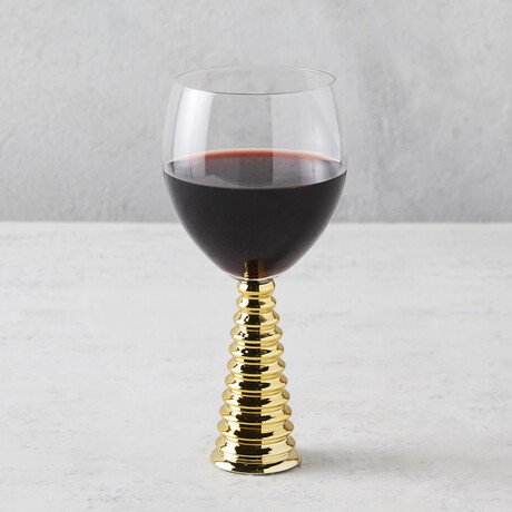 Artemis Wine// Gold // Set of 4