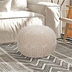 Samiyah Pouf (Black)