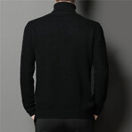 006 Turtleneck Merino Wool Sweater // Black (L)