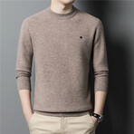 058 Crewneck Merino Wool Sweater // Tan (3XL)