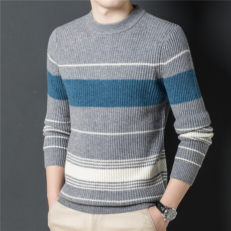 Hemingway Merino Wool Sweater // Multi (S)