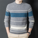 Hemingway Merino Wool Sweater // Multi (L)