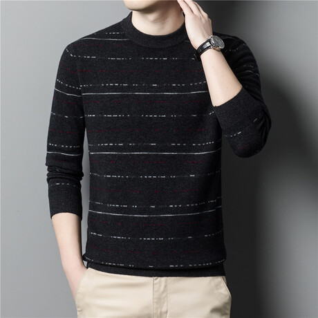 Giovanni Merino Wool Sweater // Multi (S)