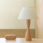 Beech Table Lamp Set // Woman & Man