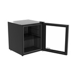 Countertop Bar Fridge // Glass Door // Black