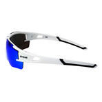SUNBLOW Sport Sunglasses (Glass Color: Grey - Frame Color: Black)