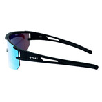 SUNSPARK Sport Sunglasses (Glass Color: Green - Frame Color: Black)