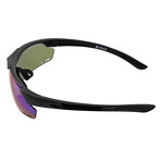 SUNUP Magnetic Sports Sunglasses (Glass Color: Grey - Frame Color: Black)