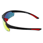 SUNUP Magnetic Sports Sunglasses (Glass Color: Grey - Frame Color: Black)