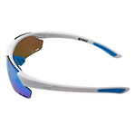 SUNUP SET Magnetic Sports Sunglasses (Glass Color: Blue - Frame Color: Black)