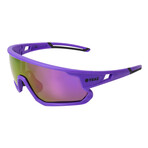 SUNRISE Sport Sunglasses (Glass Color: Red - Frame Color: Black)