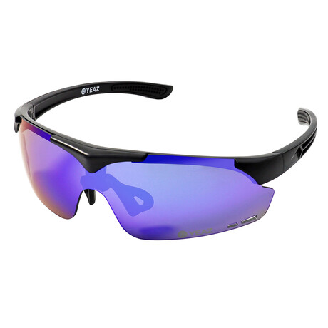 SUNUP Magnetic Sports Sunglasses (Glass Color: Grey - Frame Color: Black)