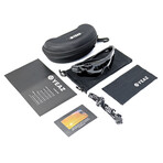 SUNBLOW Sport Sunglasses (Glass Color: Grey - Frame Color: Black)