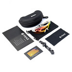 SUNBLOW Sport Sunglasses (Glass Color: Grey - Frame Color: Black)