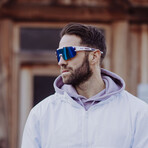 SUNSPARK Sport Sunglasses (Glass Color: Green - Frame Color: Black)