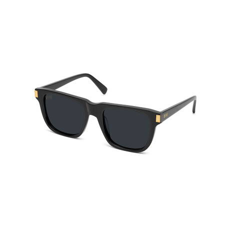 Unisex Ocean Sunglasses // Black + 24k Gold