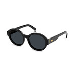 Unisex Drips Sunglasses // Black + 24k Gold